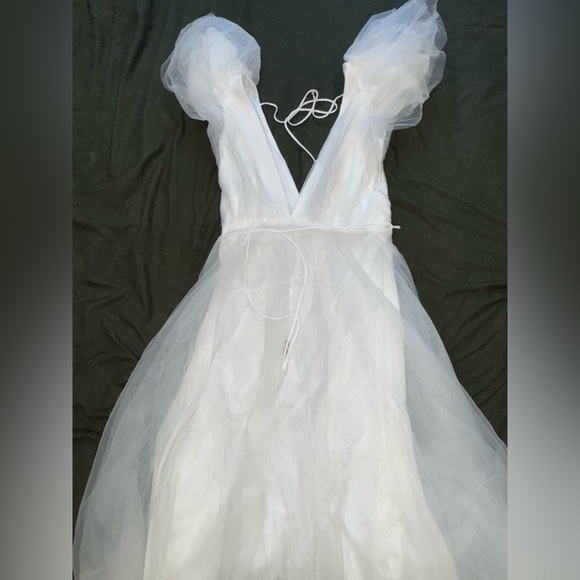 Hello Molly White Tulle Dress - Picture 3 of 7